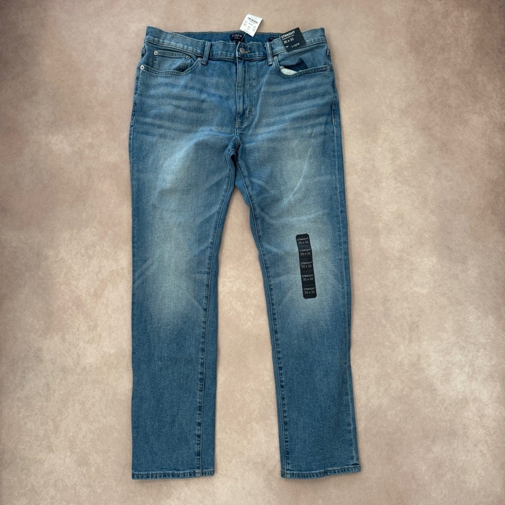 J. Crew Factory Straight-fit jean in signature flex • size 35x32 • NWT • AZ852 - Picture 3 of 7